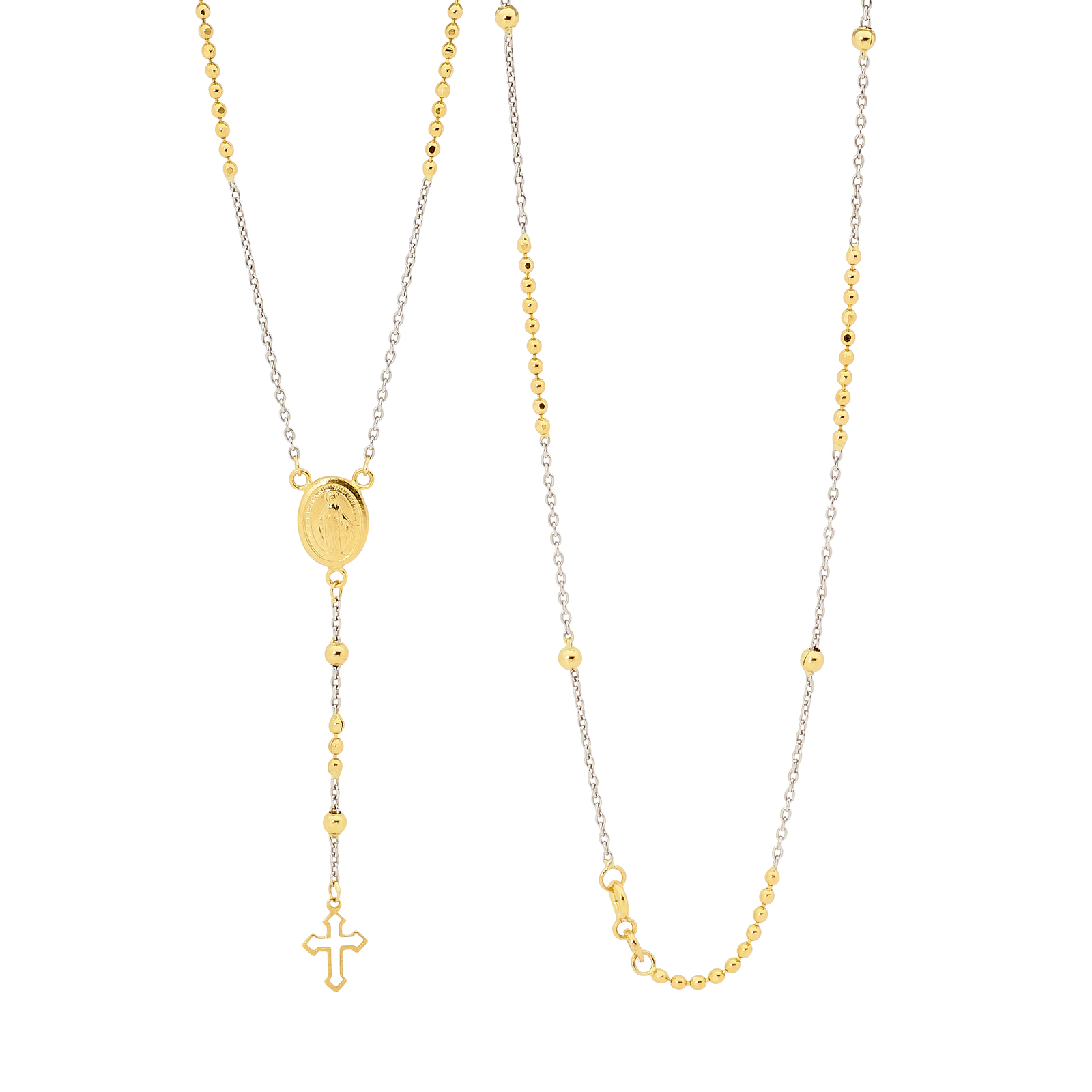 White gold best sale rosary