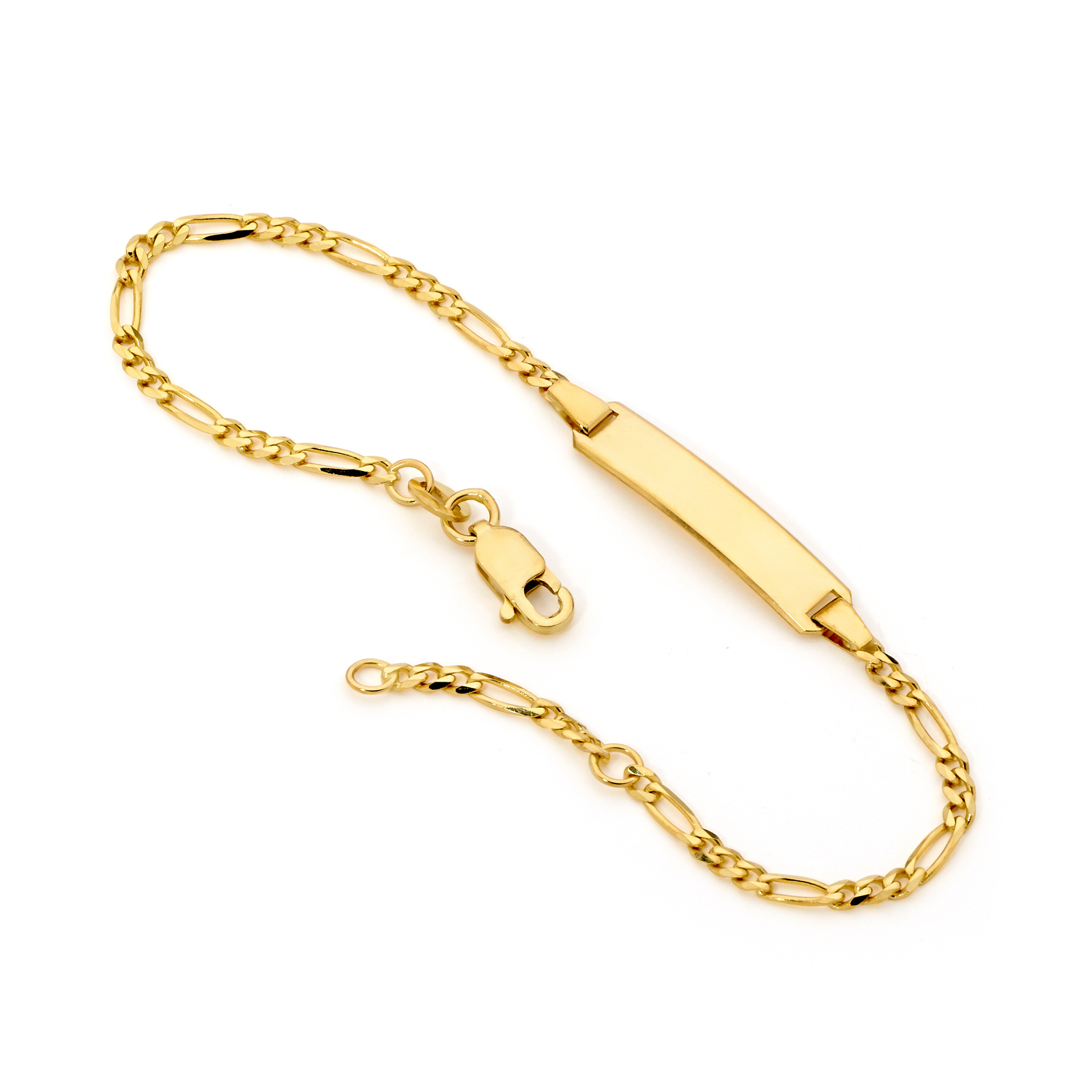 9KT Yellow Gold Baby ID Bracelet | Holy Grace