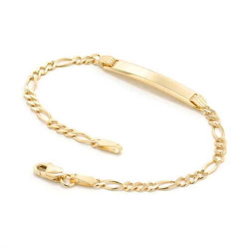18KT Yellow Gold Baby ID Bracelet