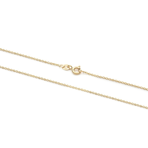 18KT Yellow Gold Diamond Cut Trace Chain