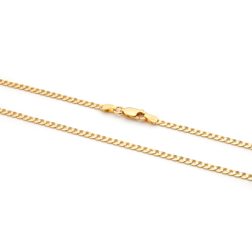 18KT Yellow Gold Curb Chain
