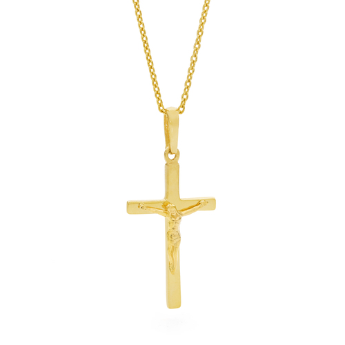 18KT Yellow  Gold Cross Pendant