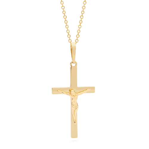 18KT Yellow  Gold Cross Pendant