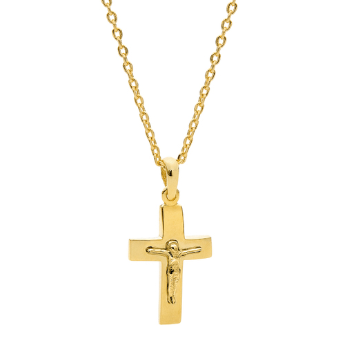 18KT Yellow Gold Cross Pendant
