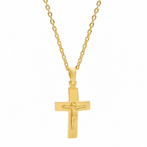18KT Yellow Gold Cross Pendant