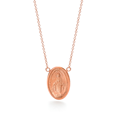18KT Rose Gold Lady of Miraculous Necklace