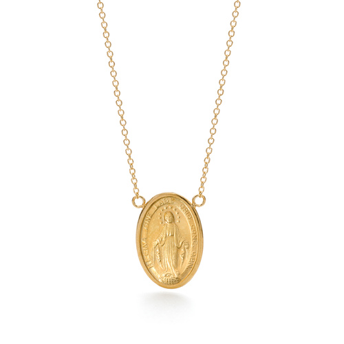 18KT Yellow Gold Lady of Miraculous Necklace