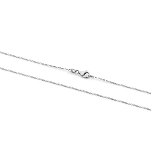18KT White Gold Trace Chain