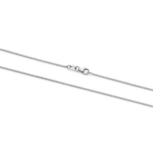 9KT White Gold Trace Chain