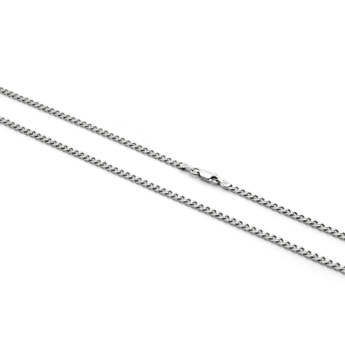 Sterling Silver Concave Curb Chain